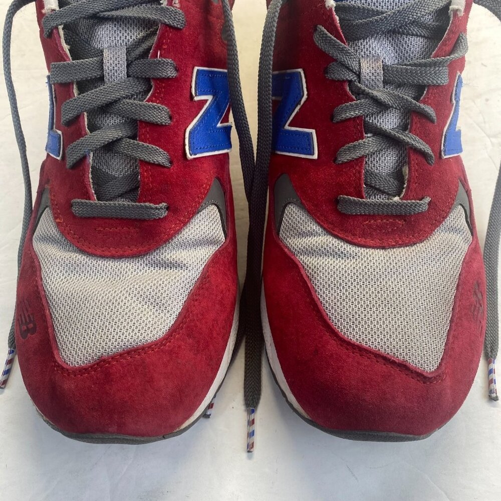 New Balance 580 Elite Edition Shoes Mens Size11.5 Red Gray Blue Rollbar MT580BSR - Picture 12 of 15